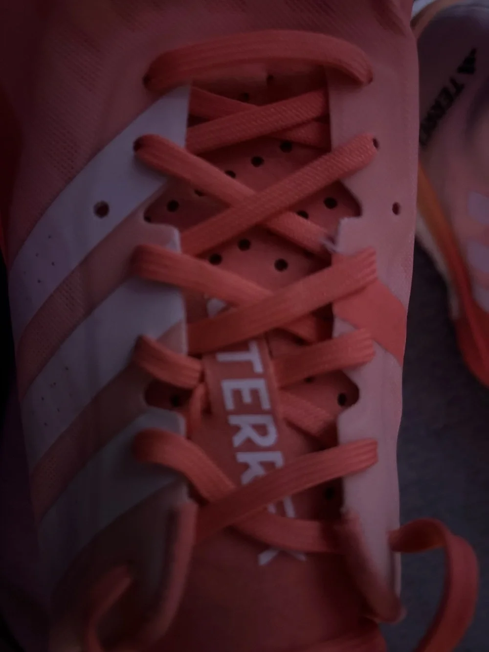 adidas Coral Pink Lightweight Running Shoes